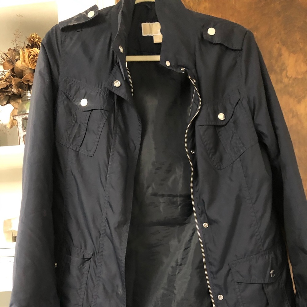 Michael Kors Bomber Jacket- Size S- Navy